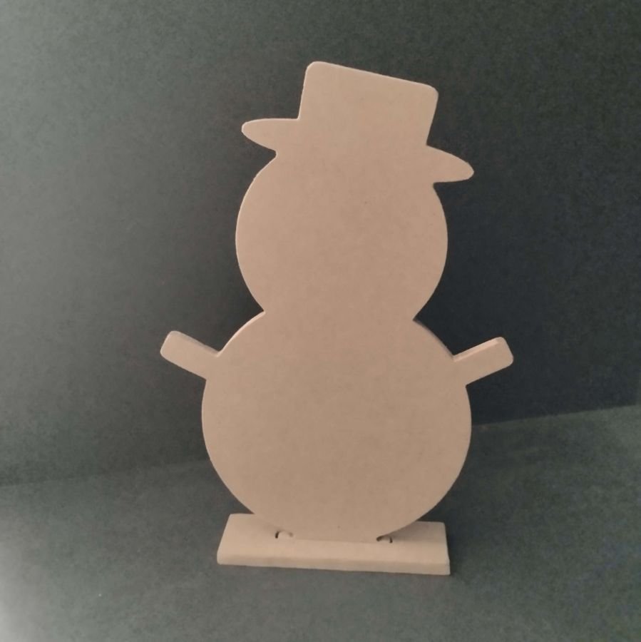 Soporte de madera para decorar SNOWMAN