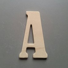 Letra en madera bruta para pintar modelo SLIMLOFT
