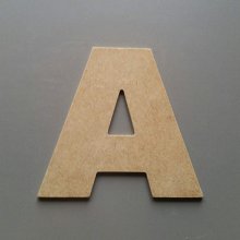 Carta MDF en bruto para pintar modelo ARIAL NEGRO